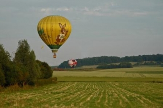 Der Charme des Nordens in einem Heißluftballon 